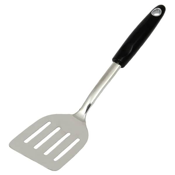 slide 1 of 5, Chef Craft 13" Heavy Duty Stainless Steel Slotted Spatula Turner Black