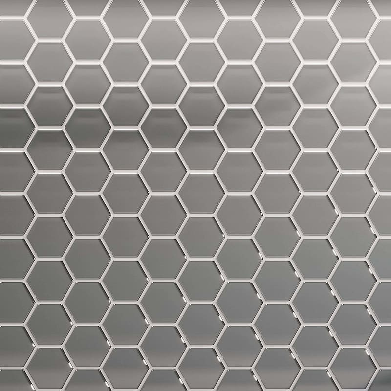 Cruz Bay Studio MKT2853 3" Beehive - 10" x 12" Geometric Wall Tile - - Marsh Gloss