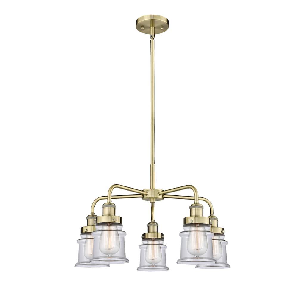 Innovations Lighting Canton - 5 Light 23" Stem Hung Chandelier