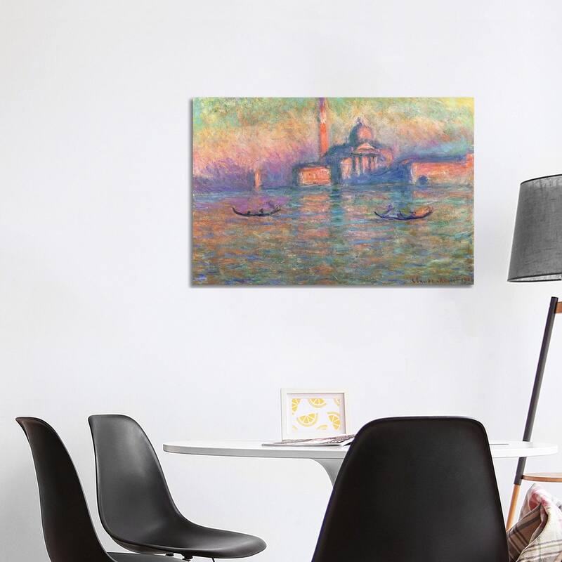 iCanvas "San Giorgio Maggiore, Venice, 1908 " by Claude Monet Canvas Print - 26x40x1.5