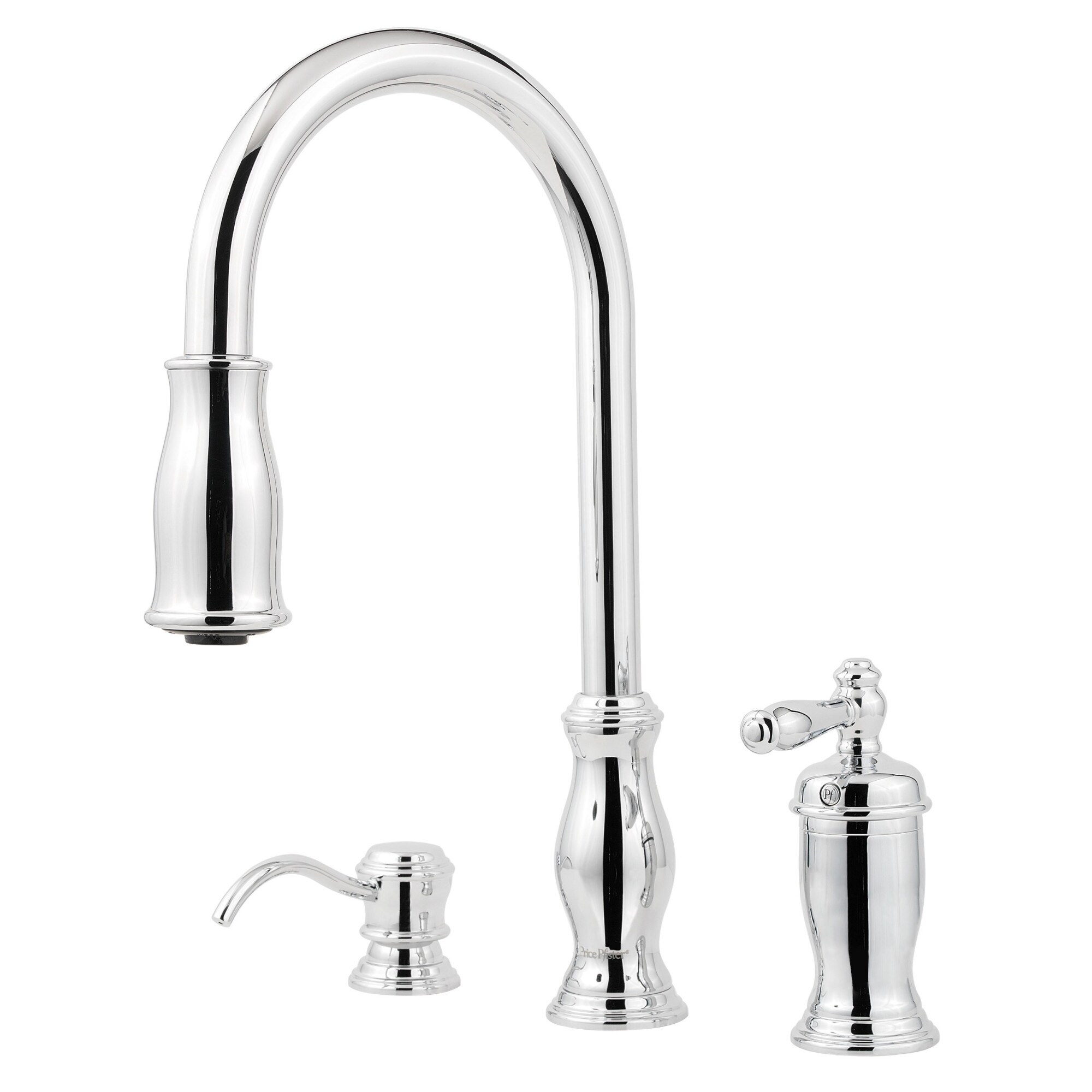 Shop Pfister Gt526 Tm Hanover 2 Function Pullout Spray High Arc