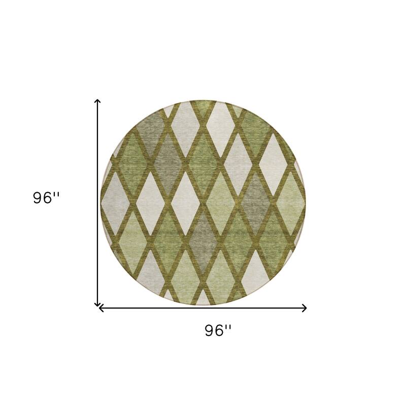 HomeRoots Geometric Transitional Rectangle Outdoor Rug