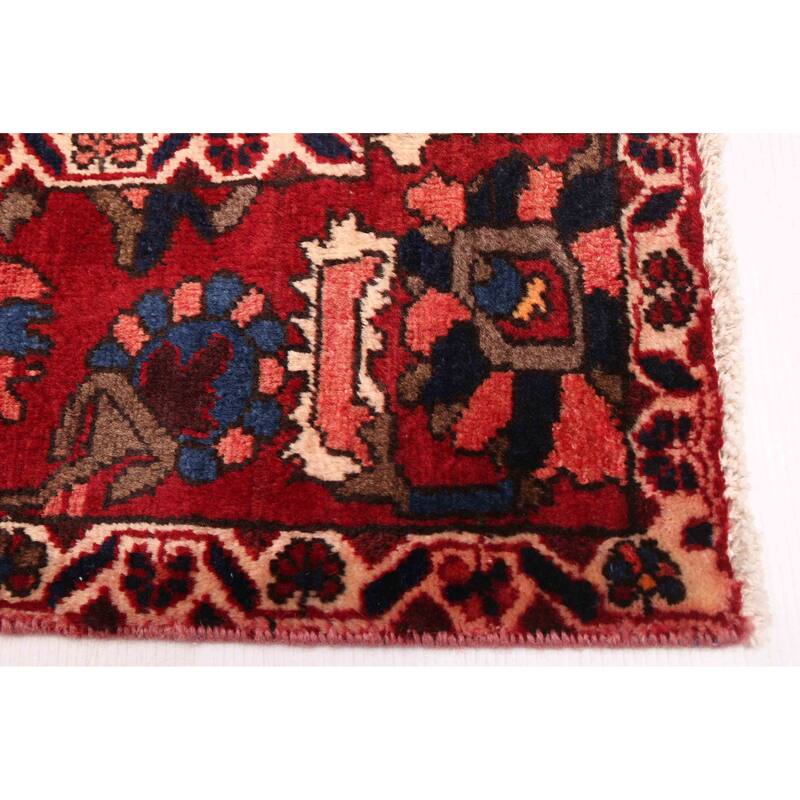 ECARPETGALLERY Hand-knotted Anatolian Vintage Red Wool Rug - 5'0 x 8'3