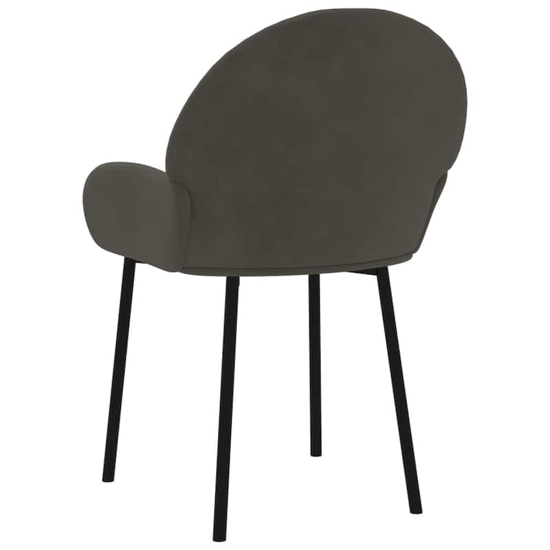 vidaXL Dining Chairs 2 Pcs Accent Upholstered Chair for Living Room Velvet - 22.8" x 22.4" x 30.9"