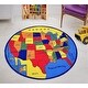 preview thumbnail 22 of 26, USA Map Rug Kids/Boys/Girls/Children/Toddler Educational Play mat for School Non-Slip 7'7" x7'7"