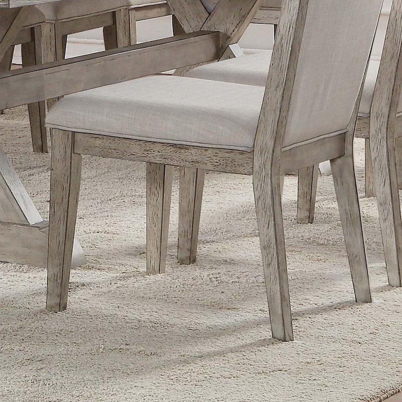 Grey and Grey Oak Padded Arm Chair (Set of 2),only chairs