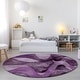 preview thumbnail 57 of 118, Machine Washable Indoor/ Outdoor Modern Chantille Rug Purple - 8' x 8'