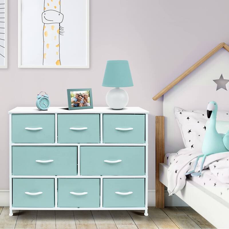 Dresser w/ 8 Drawers Furniture Storage Chest for Clothing Organization