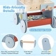 preview thumbnail 6 of 8, Costway 2-in-1 Wooden Baby Push Walker with Multi-Activity Center & - See Details