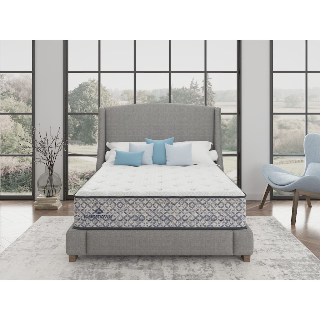 Kingsdown Prime Brookgreen 11.5 Inch Premium Cushion Firm Innerspring Luxury Mattress with Foundation Included