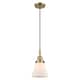 Option Antique Brass / Matte White Shade