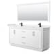 Option White, Black Trim, White Quartz Top