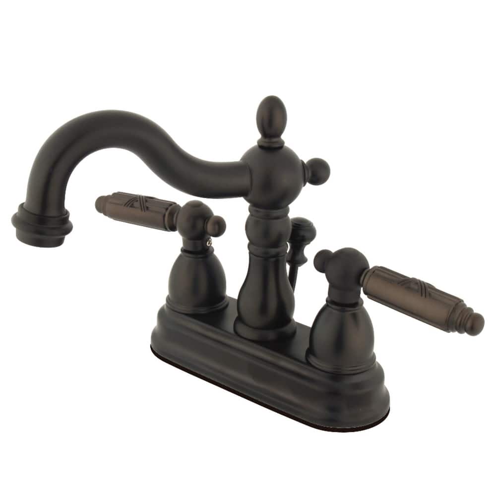 Kingston Brass Heritage 1.2 GPM Centerset Bathroom Faucet with Pop-Up