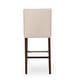 preview thumbnail 6 of 11, Bayliss Tufted Wingback Barstool (Set of 2) by Christopher Knight Home