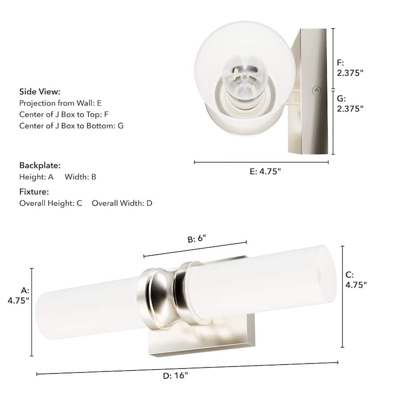 Hunter Lenlock Vanity Wall Light - Art Deco, Damp Rated