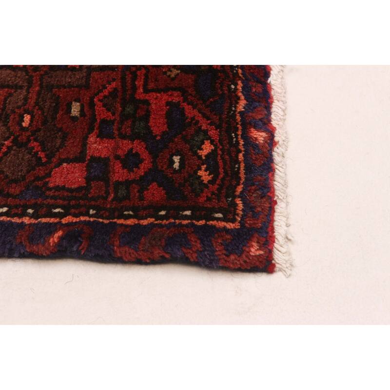 ECARPETGALLERY Hand-knotted Andelz Red Wool Rug - 4'4 x 7'9