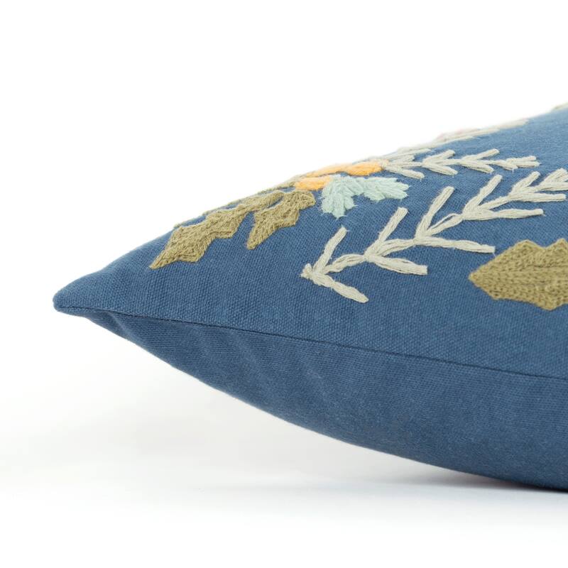 Rizzy Home Hello Fall Embroidered Throw Pillow Cover
