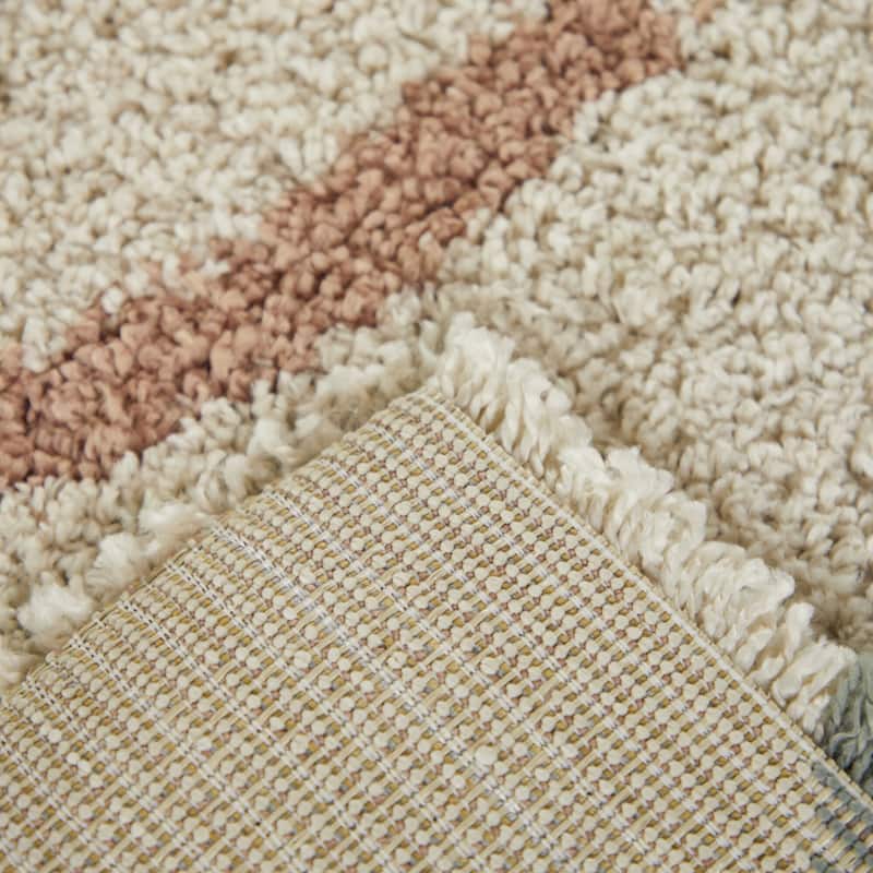 Emanuel Abstract Shag Area Rug