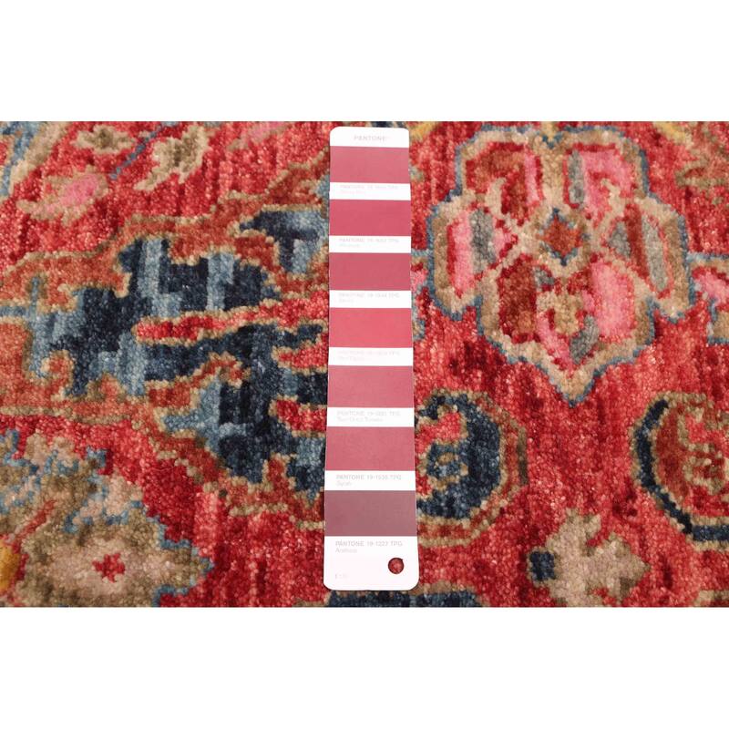 ECARPETGALLERY Hand-knotted Heritage Dark Red Wool Rug - 3'2 x 4'10