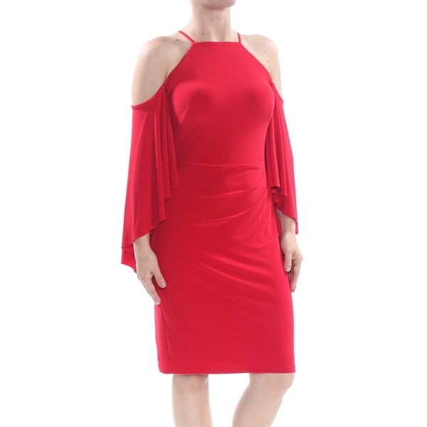 red knee high dress