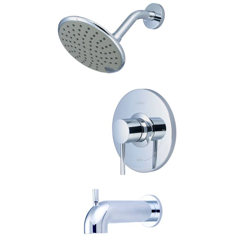 Pioneer Faucets T-4MT131-7S Motegi Tub and Shower Trim Package with - Polished Chrome