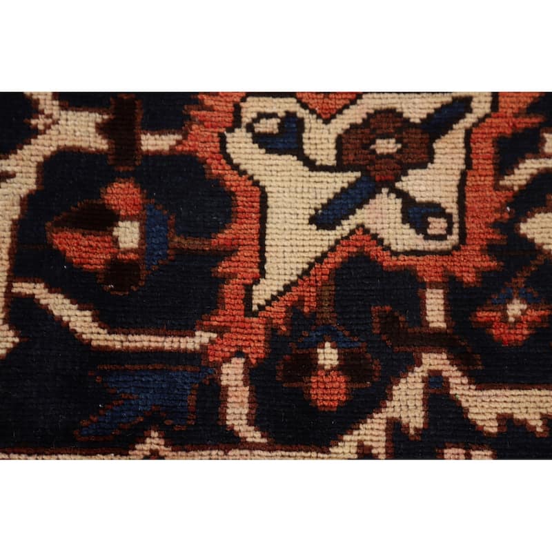Bakhtiari Persian Vintage Rug Hand-Knotted Wool Carpet - 10'0"x 12'6"