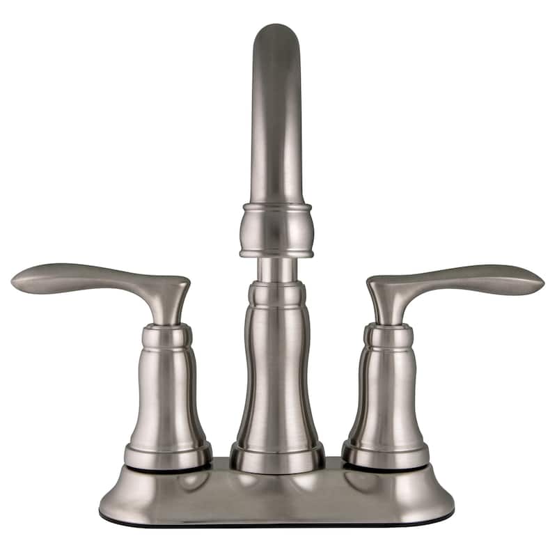 Design House Double Handle 4" Centerset Bathroom Faucet