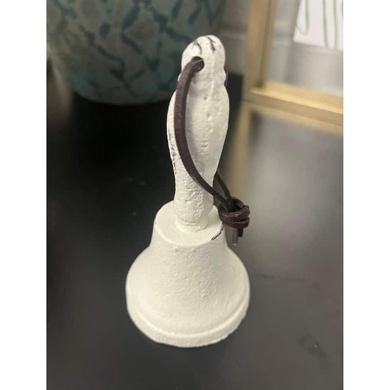 Cast Iron Bell- White- A