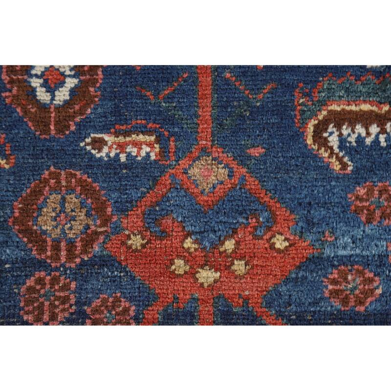 Antique Heriz Bakhshayesh Persian Area Rug Hand-Knotted Wool Carpet - 4'6"x 7'9"