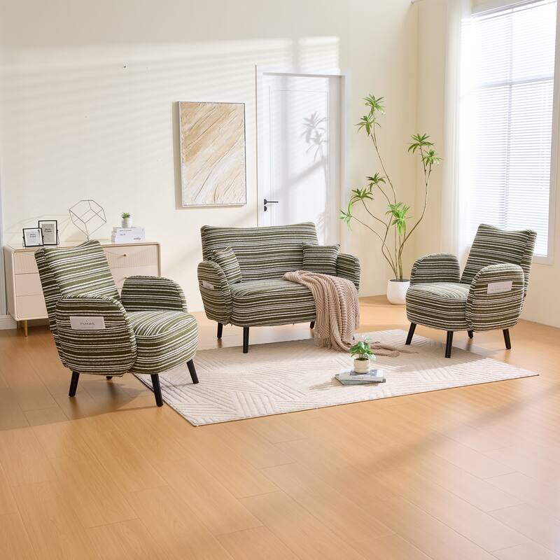 Modern style two-seater sofa