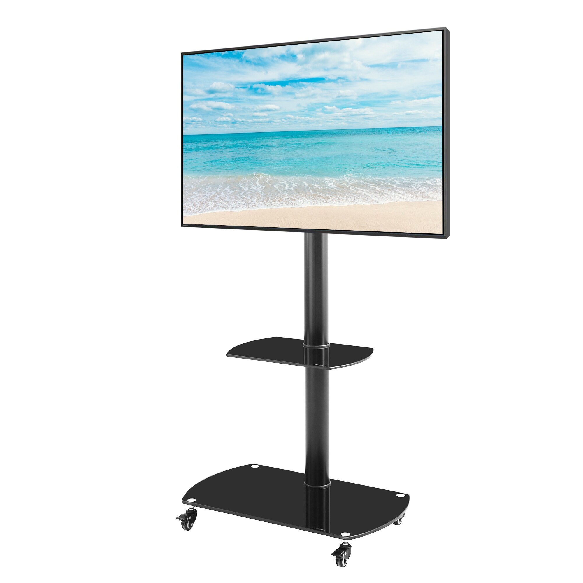 Rolling tv clearance tray