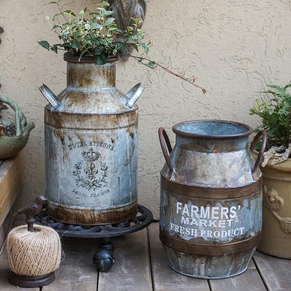 RusticReach Rusty Metal Barrel. Opens flyout.