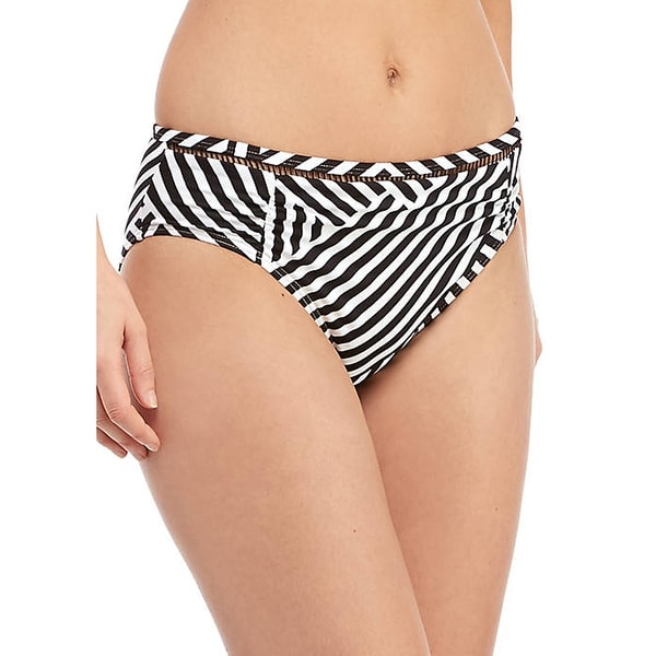 high waisted shirred bikini bottoms