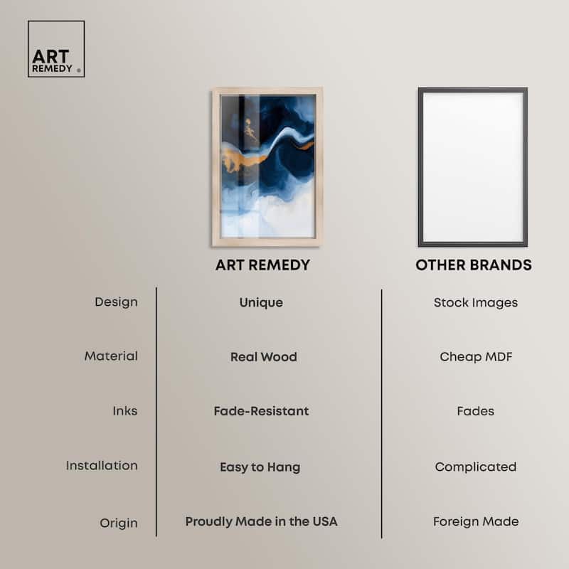 Blue Deep I Shadowbox by Art Remedy