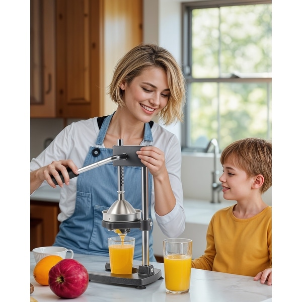 CO-Z Professional Citrus Juicer Hand Press Juicer Machine - On