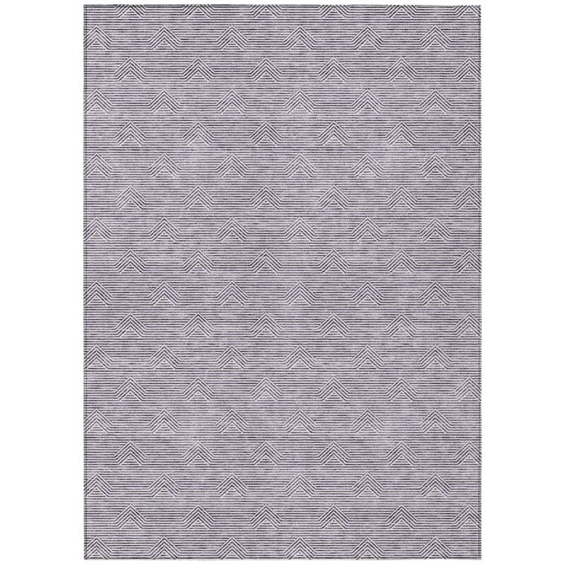 HomeRoots Geometric Transitional Rectangle Outdoor Rug