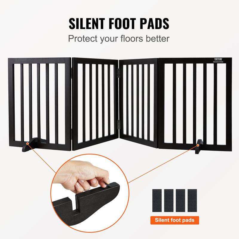 VEVOR Free Standing Dog Gate,Freestanding Pet Gate,for Wide and Narrow Passageways