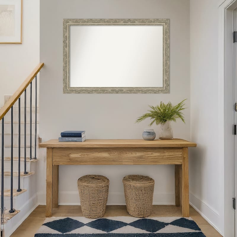 Filigree Non-Beveled Framed Wall Mirror