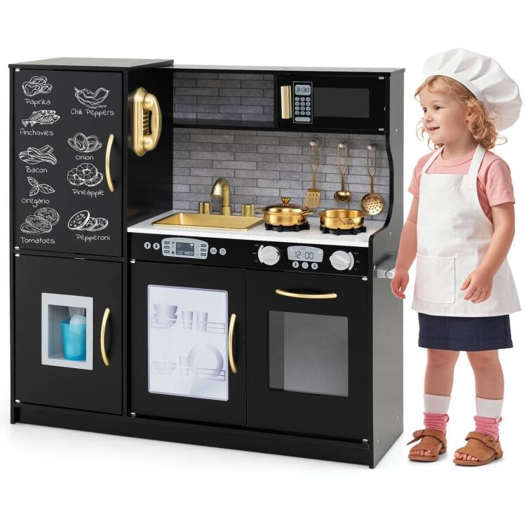 Toddler Pretend Play Kitchen for Boys and Girls 3-6 Years Old