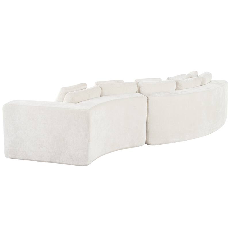 115 Inch Chenille Modular Sectional Sofa for Living Room