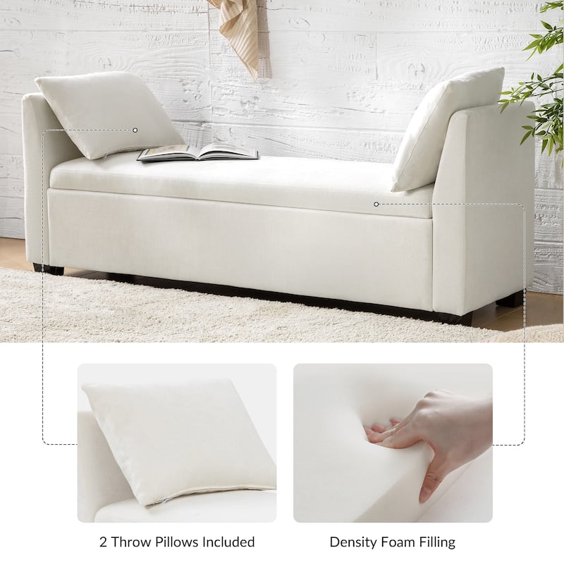 Pascual Storage Bench by HULALA HOME