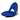 Stansport Go Anywhere Chair - Blue - 21.5" L x 20.5" W x 17" H