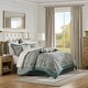 preview thumbnail 31 of 44, Madison Park Whitman 12 Piece Comforter Set with Cotton Bed Sheets