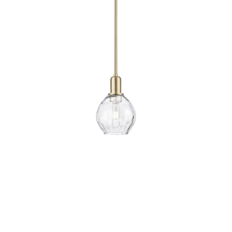 Innovations Lighting 716-1S-10-6 Waverly Pendant Waverly 6" Wide Mini - Champagne Bronze / Clear