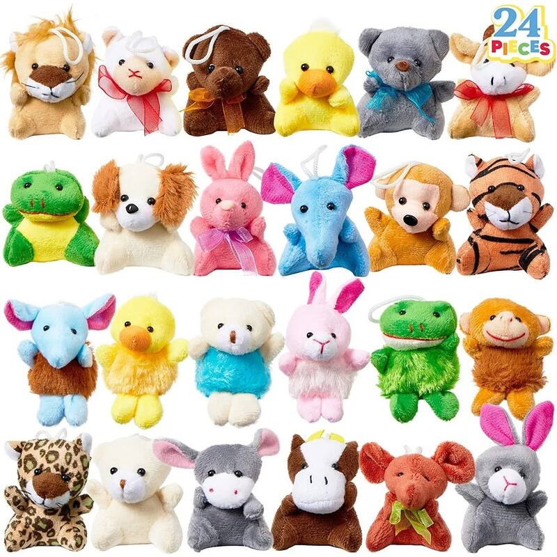 Cute Animal Mini Plush Set
