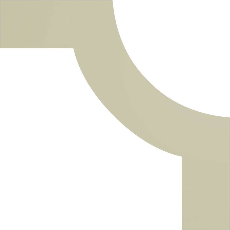 8"W x 8"H x 3/4"P Seville Panel Moulding Corner (matches moulding PML01X00SE)