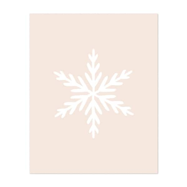 Modern Snowflake Printable Christmas Bag Toppers (Instant Download)