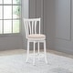 preview thumbnail 2 of 37, Hillsdale Furniture Savana Wood Upholstered Swivel Stool