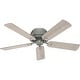 preview thumbnail 4 of 15, Hunter 52" Shady Grove Ceiling Fan with LED Light Kit/ Pull Chain, Standard or Flush Mount - Casual, Transitional