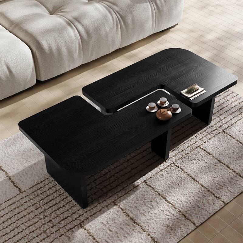 54" Modern Minimalist Thick High-strength MDF Coffee Table